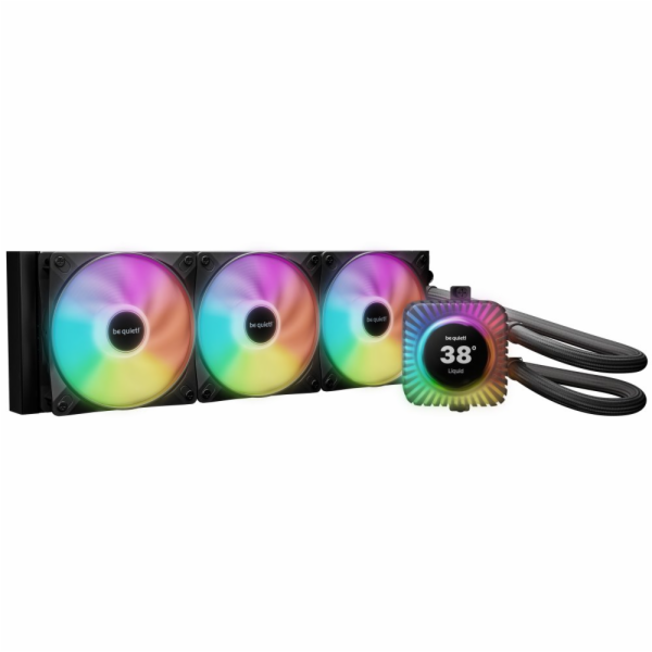 Be quiet Tichá světelná smyčka IO LCD 360 mm (černá)