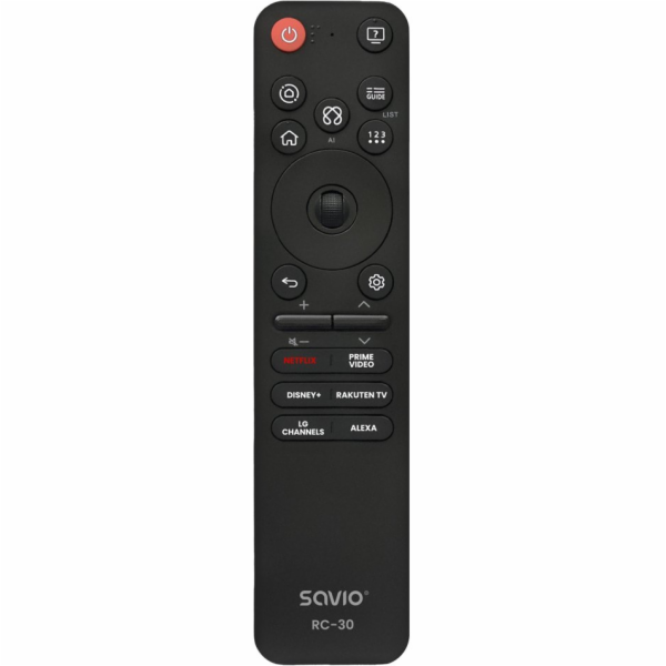 Savio RC-30 dálkové ovládání IR/Bluetooth Tlačítka