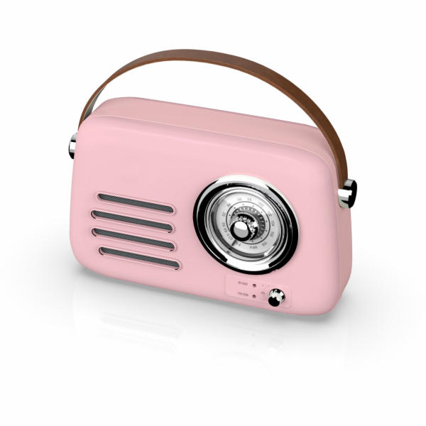SAVIO RS-03 Přenosné rádio, růžové