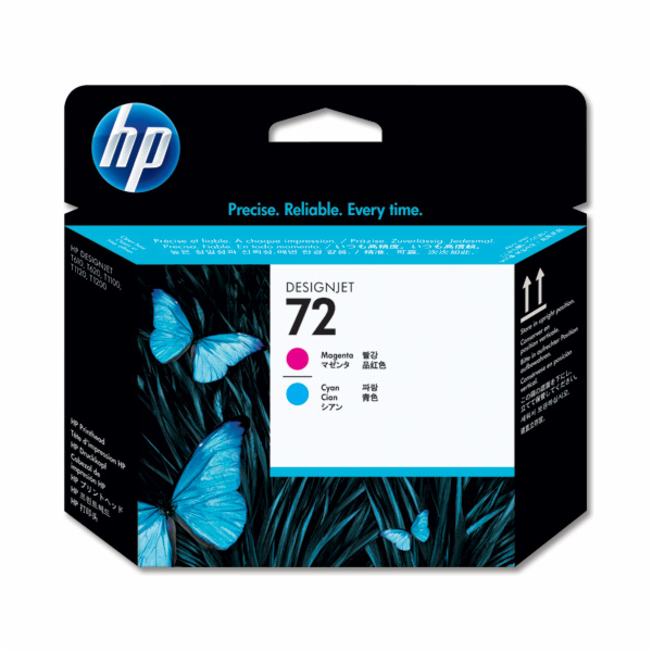 HP C9383A - originální HP 72 Magenta + Cyan DJ Printhead,...