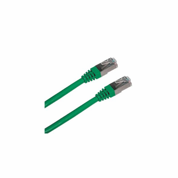 Patch cord FTP cat5e 0,5M zelený