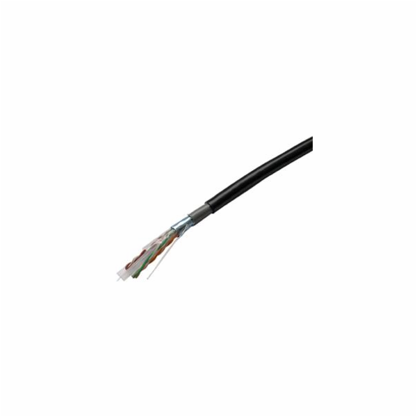 Datacom 1355 FTP drát CAT6 PVC+PE, 100m, černý DATACOM FT...