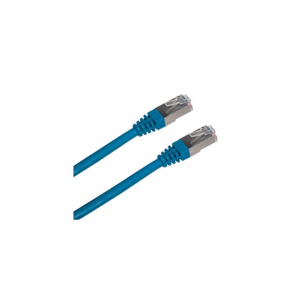 Patch cord FTP cat5e 3M modrý