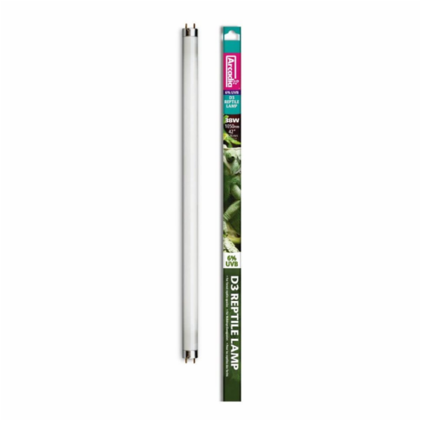 Arcadia D3 Forest Reptile Lamp 6.0 UVB T8 38W 105cm/26mm