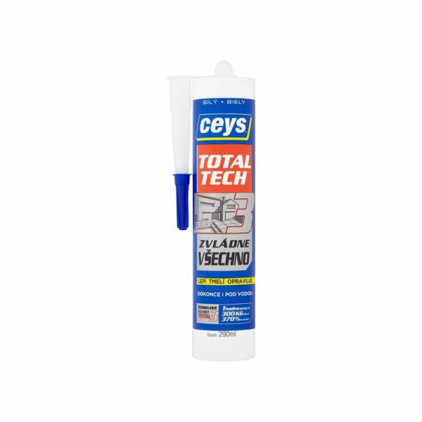 Lepidlo tmel TOTAL TECH Ceys express bílý 290 ml