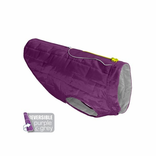 Kurgo® Loft Nepromokavá bunda pro psy Deep Violet/Grey L