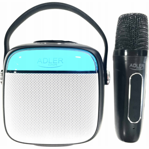 Adler AD 1199 černý karaoke reproduktor s mikrofonem - SD...