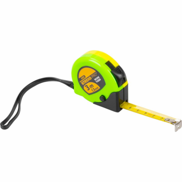 Metr Strend Pro WorkTiger YD23, 3 m, 13 mm, svinovací, ABS