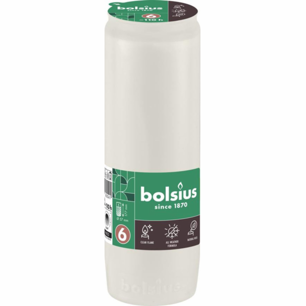 Náplň Bolsius, 110 h, 342 g, 57x177 mm, do kahance, bílá,...