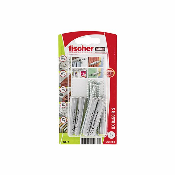 Fischer Univerzální hmoždinka UX 8 x 50 RSK (s okrajem) s...