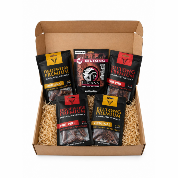 Biltong Jerky Dárkový set sušeného masa 155g