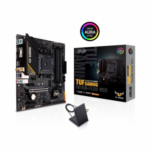 ASUS TUF GAMING A520M-PLUS WIFI soc.AM4 A520 DDR4 mATX M....