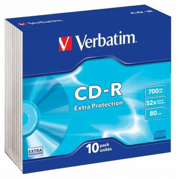 Verbatim CD-R 700 MB 48x 10 kusů (43415)