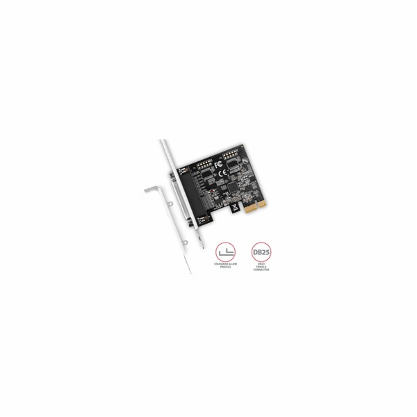 AXAGON PCEA-P1N, PCIe řadič - 1x paralelní port (LPT), vč...