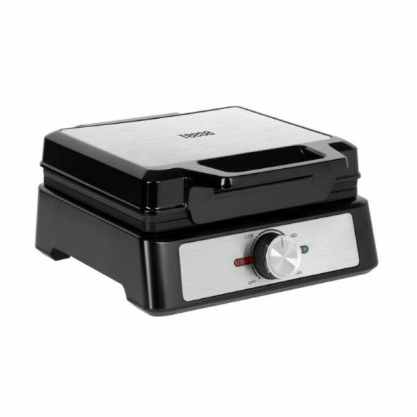 Vaflovač Teesa TEESA, 2 vafle, 1600W, nerez, regulace výkonu