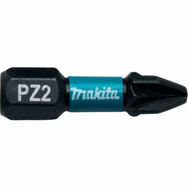 Makita Screw Bit Impact Black  PZ2, 25mm, 2 pcs