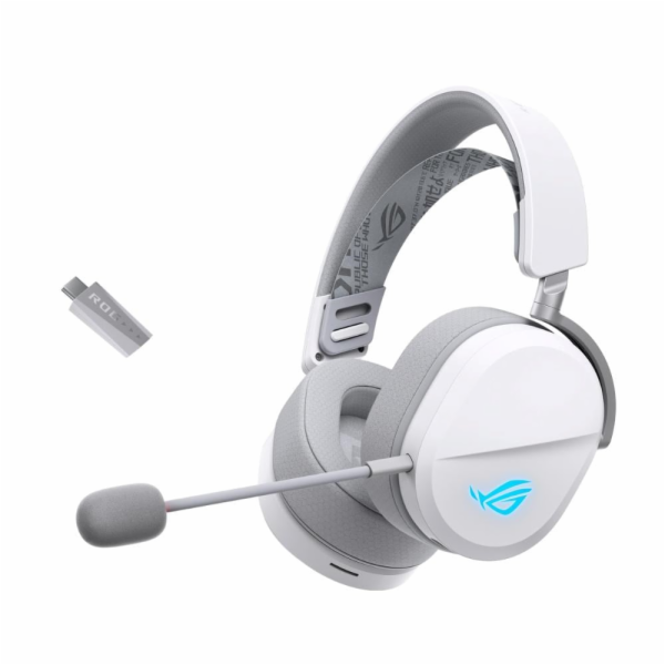 Asus ROG Pelta (weiß, Bluetooth, USB-Dongle, USB-C)