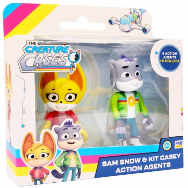 CREATURE CASES S1 ACTION AGENTS 7,5 CM - 2 PACK (ASSORTMENT)