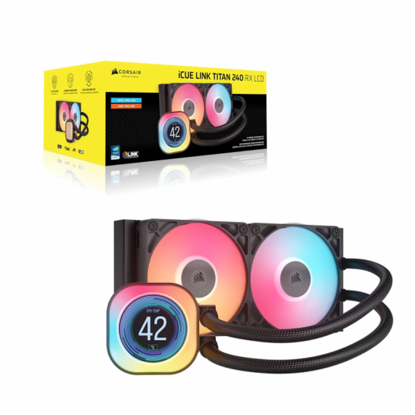 Corsair iCUE LINK TITAN 240 RX RGB AIO 240mm chladič CPU