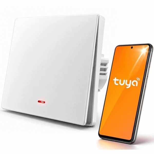 Qoltec 52719 Chytrý 1násobný vypínač | WiFi | Časovač | T...