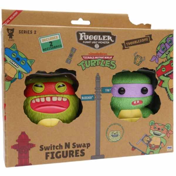 FUGGLER S2 SWAP & STYLE FIGURES - 2 PACK (RAPHAEL & DONAT...