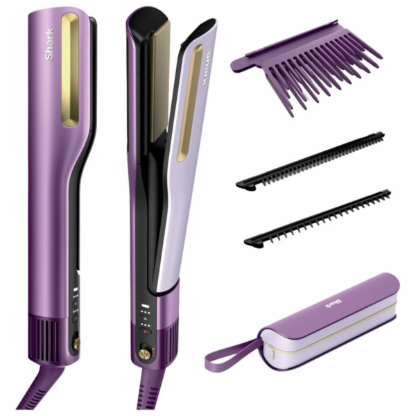 Prostownica 2w1 HT401EUPU SHARK purple