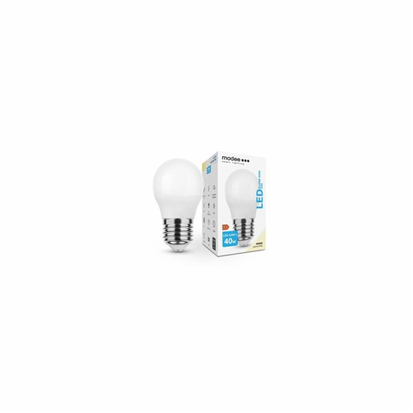 Modee E27 4,9W mini globe LED studená 4000K