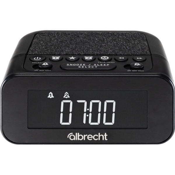 Albrecht DR 451 DAB+ alarm clock, black