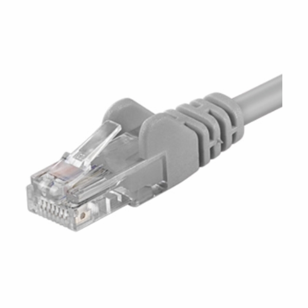 PREMIUMCORD Patch kabel UTP RJ45-RJ45 CAT5e 30m šedá