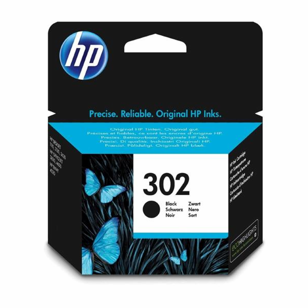 HP 302 Black, F6U66AE