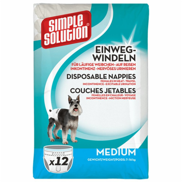 SIMPLE SOLUTION Pleny pro psy 12ks M