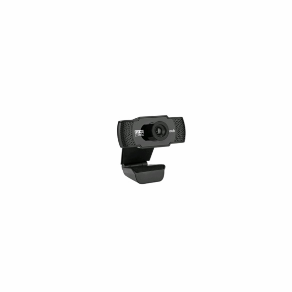 C-TECH webkamera CAM-11FHD, 1080P full HD, mikrofon, černá