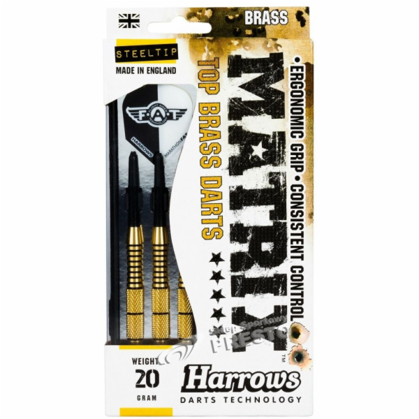 Šípové brány 3x20gK, černo/červené