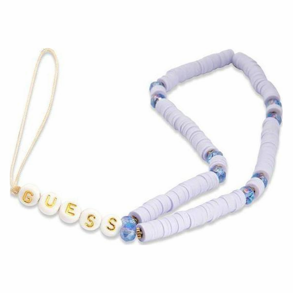 Guess Poutko na Telefon Heishi Beads Lilac Guess phone ch...