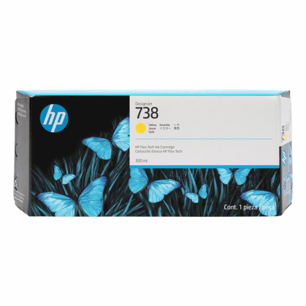 HP ink 676M8A  HP 738  originální/HP ori