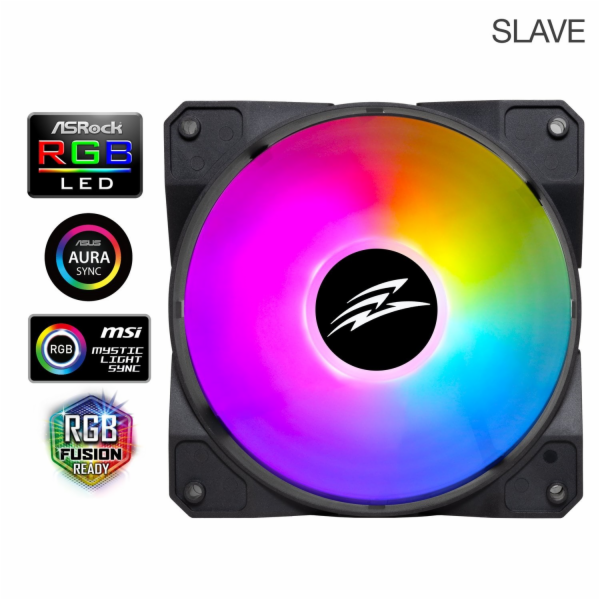 Evolveo 12FS RGBFAN12FSB EVOLVEO 12FS ventilátor 120mm, A...