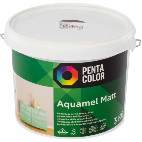 barva Pentacolor Aquamel, barva kaštanová, 3 kg