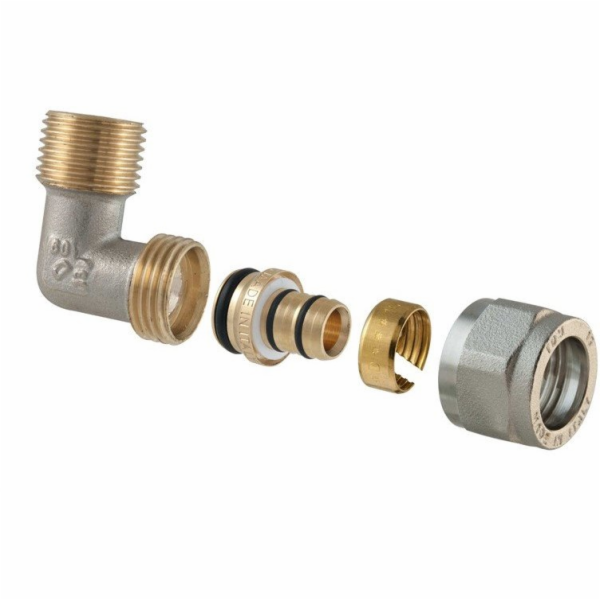Koleno 873220A lisované, 20x2,00-3/4", vnitřní závit