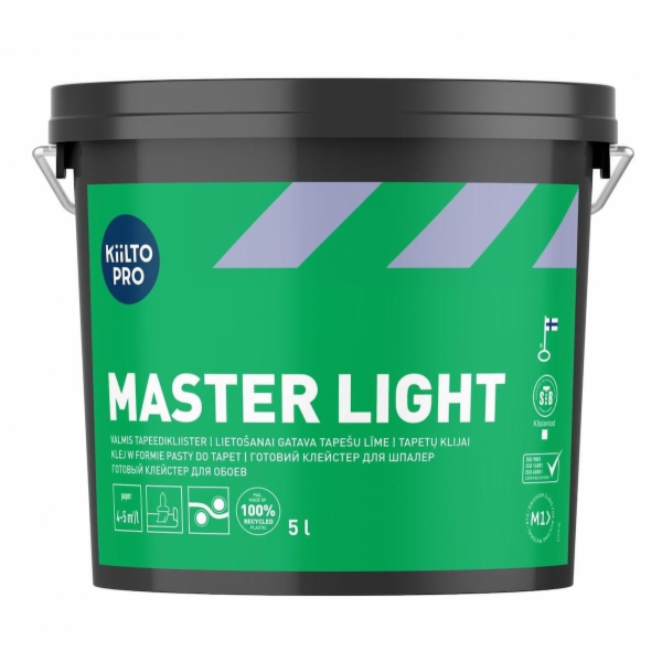 Lepidlo na tapety Kiilto Master light, 5L