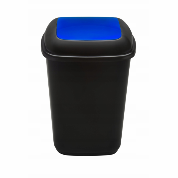 Odpadkový koš Plafor, 28 l, modrá/černá