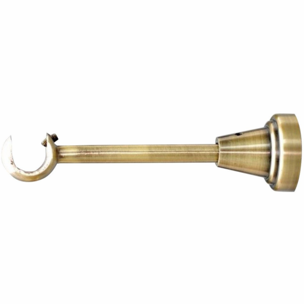 Římsový držák Nova, staré zlato, 20 cm, D19