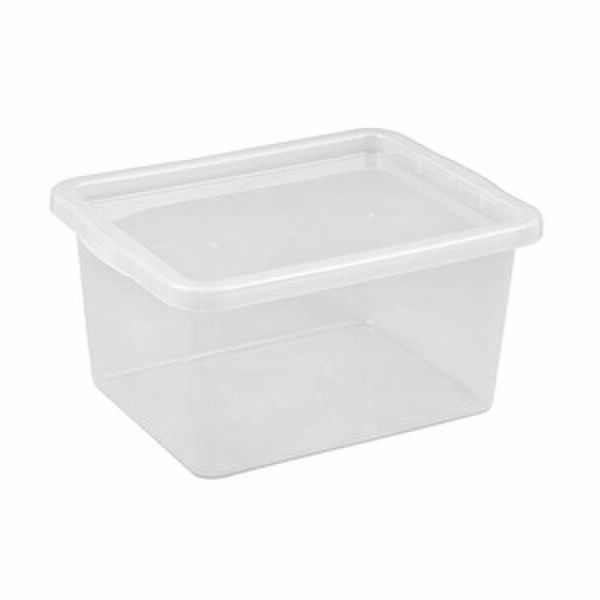 Úložný kufr OKKO BASIC BOX, 52 l, průhledný, 59,5×39,5×31 cm