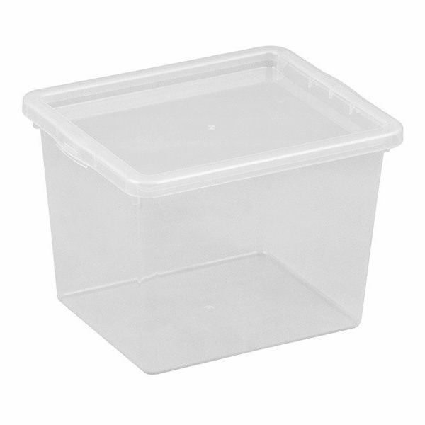 Úložný kufr OKKO BASIC BOX, 3,5 l, průhledný, 17×20,5×14,...