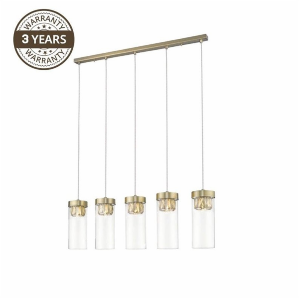 Závěsné svítidlo DOMOLETTI PORTO 20101AB-5F, 5×25 W, G9