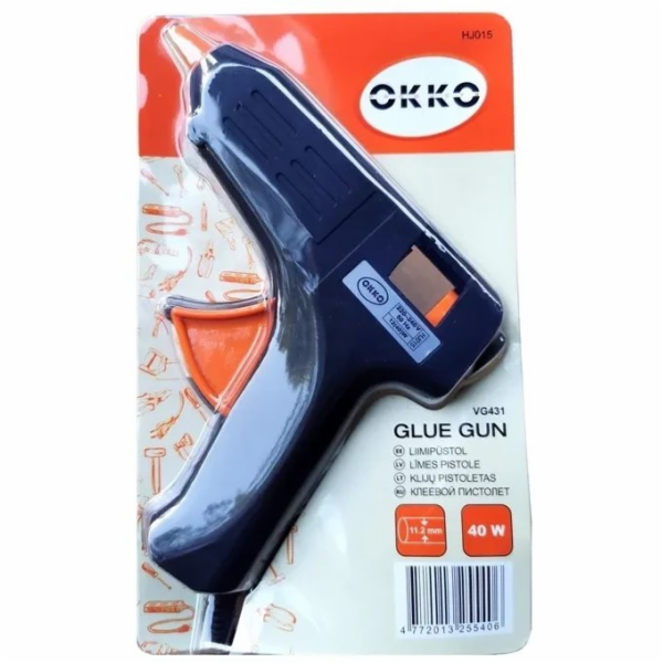 Lepicí pistole OKKO, 12/40 W, 11,2 mm