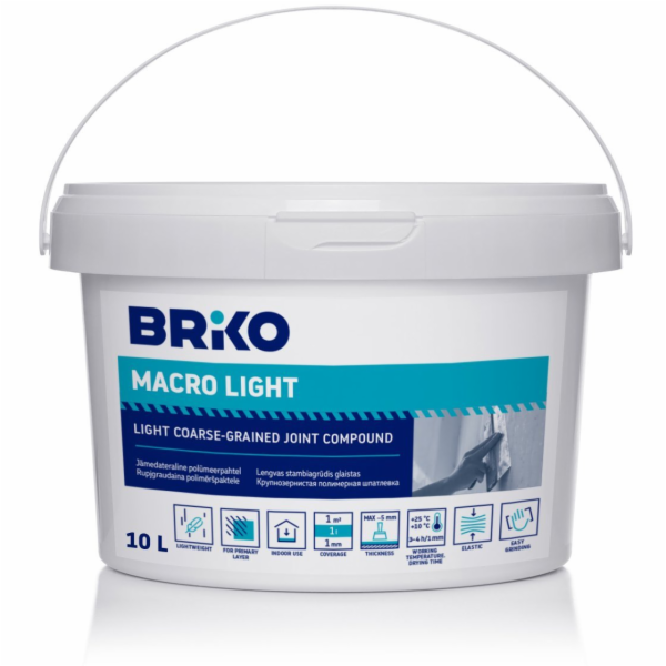 Briko Macro Light lehký tmel, 10l