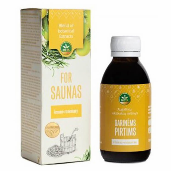 Parní sauna extrakt z citronu a rozmarýnu META, 150 ml