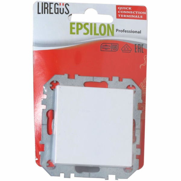Vypínač LIREGUS EPSILON, barva bílá