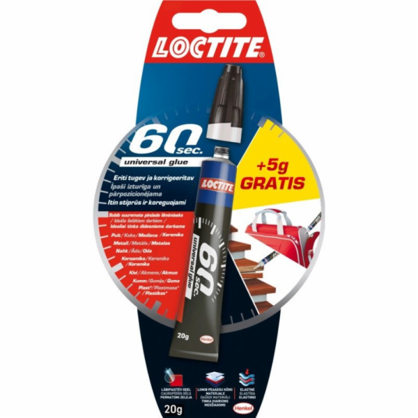 Univerzální lepidlo Loctite 60 sec, 20 g