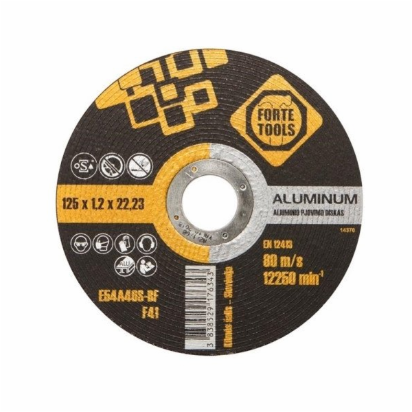 Řezný kotouč Forte tools, 125 x 1,2 x 22,23 mm